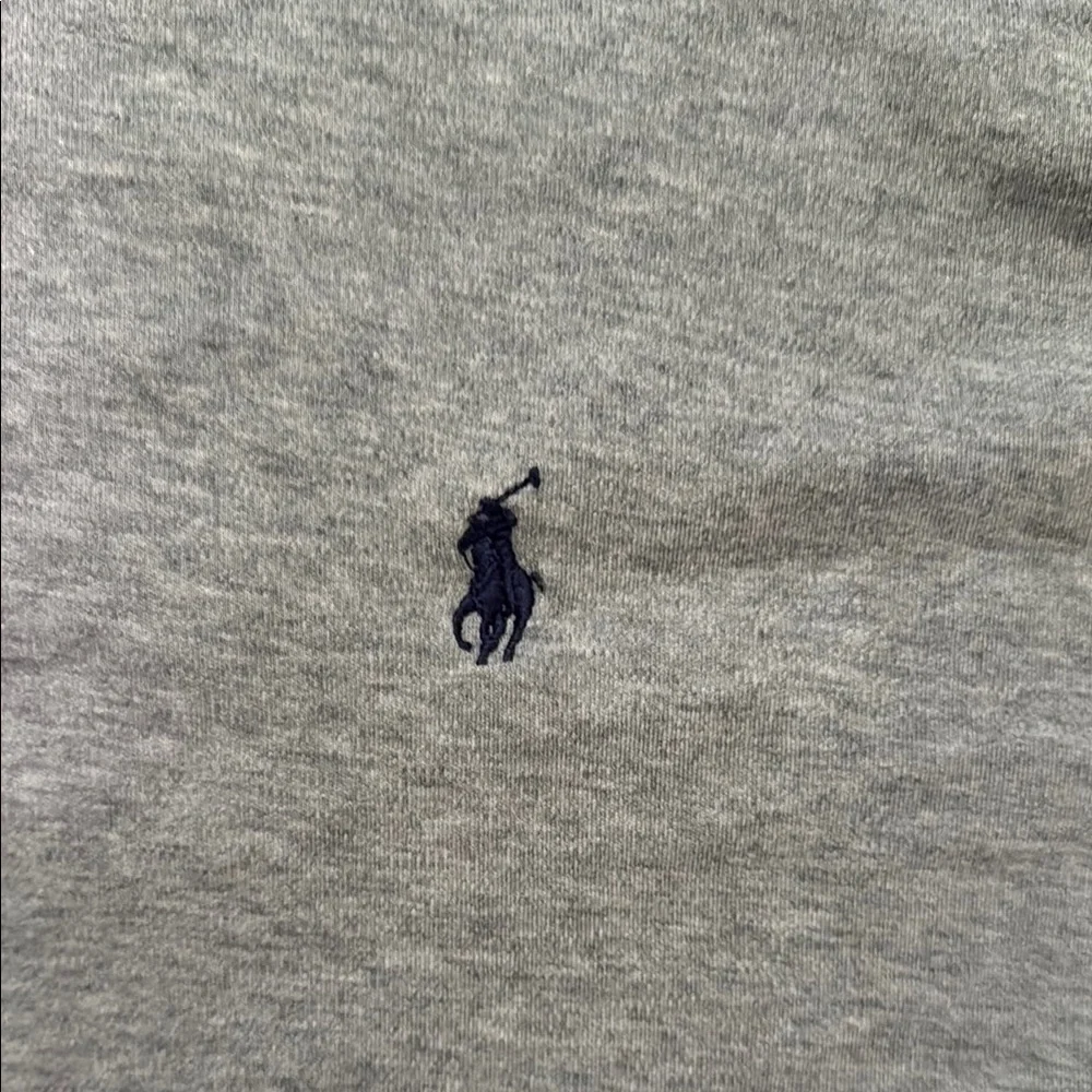 Polo by Ralph Lauren Gray Long Sleeve Polo Classic